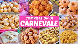 COMPILATION DOLCI DI CARNEVALE  Mille Ricette Facili di Benedetta [upl. by Clement]