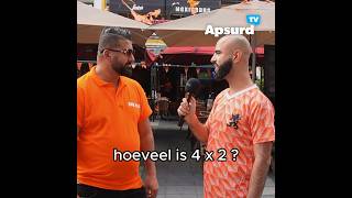 Waar in R’dam volgende keer straatinterview raadsel lachen grappig humor wiskunde rotterdam [upl. by Kling]