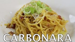 Carbonara Spaghetti Recipe Easy Pasta How To BenjiManTV [upl. by Aiek]