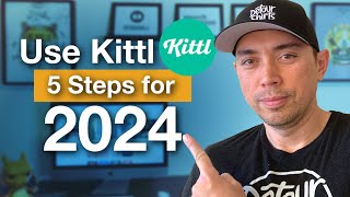 Follow These 5 Steps with Kittl in 2024 to Create Amazing Designs for Print on Demand Full Tutorial [upl. by Oys153]