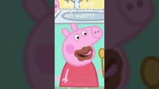 Peppa and George breaking the 4th wall memes peppapig edit [upl. by Kcirevam]