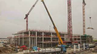 Timelapse Onderwijsgebouw Inholland Sluisbuurt Amsterdam [upl. by Brewster]