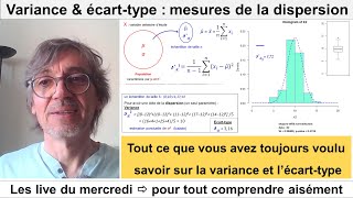 Variance et écarttype deux mesures de la dispersion [upl. by Perzan923]