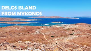 MYKONOS AND DELOS ISLAND 🇬🇷 Greece walking tour in 4k [upl. by Daughtry]