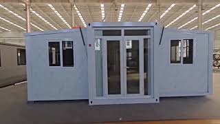 Expandable folding container house CheapampFast installationampWaterproofampWindproofampCustomized [upl. by Elbart]