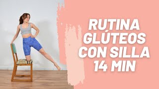 Ejercicios para Glúteos con Silla  Aumentar Glúteos 🍑  Rutina 14 Min [upl. by Ariahay]