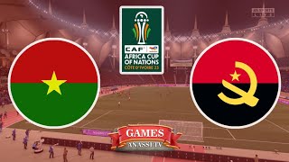 Angola vs Burkina Faso  Cup Africa Tota Lenergies Afcon 2024  eFootball PES Gameplay PC HD [upl. by Toft614]