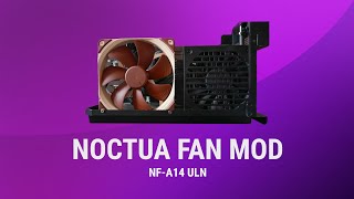 Razor Core X eGPU modification with Noctua NF A14 ULN fan [upl. by Eibreh909]