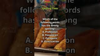 Spelling Time 586 spelling englishlearning englishvocabulary questions quiz [upl. by Norrahc]