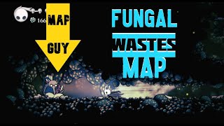 Hollow Knight Fungal Wastes Map  Cornifer Location [upl. by Sherye]