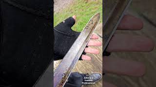 John Showing off our Engraved Valkyrie Sword with Patina Finish at Michigan Renaissance Festival [upl. by Marcie]