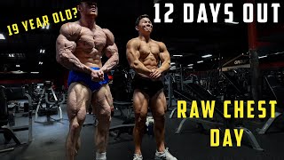 12 DAYS OUT  CHEST DAY W TRISTYN LEE [upl. by Piscatelli]