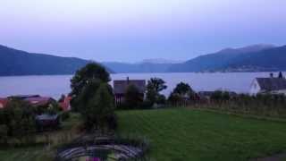 Dinner at Cider Huset in Balestrand Norway August 14 2012 [upl. by Wilow275]