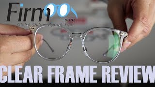 Firmoo Clear Framed Glasses Review Inspired by JACOB STARR [upl. by Randell]