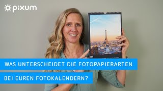 Welches Papier passt zu deinem Pixum Fotokalender Pixum Tutorials [upl. by Nihi]