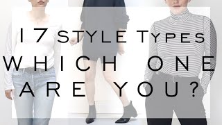 17 Fashion Style Types  Which one are you  Style Aesthetic  Minimalist  Streetwear [upl. by Margareta599]