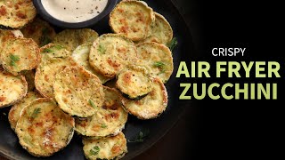 Air Fryer Zucchini  crispy zucchini fast [upl. by Yentiw688]