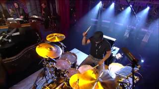 Tony Royster Jr Drum Caravan drum solo Live on Letterman show HD [upl. by Ludwog]