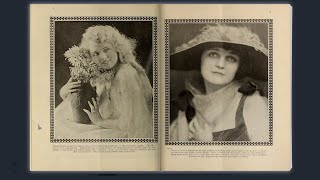 🪷Vintage 1919 Magazine Flip Through  Nostalgia  Film Fun Magazine [upl. by Wilhide534]