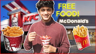 Eating FREE FOOD in MUMBAI for 24 hours   Ahmed Thakur [upl. by Nayab80]