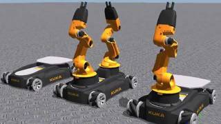 Webots Robot Simulator KUKAs youBot [upl. by Dincolo191]