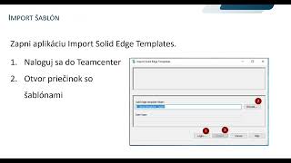 Tip Solid Edge  Import Solid Edge šablón do Teamcentra [upl. by Lucas]
