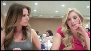 Vikings  Katheryn Winnick and Jessalyn Gilsig Interview [upl. by Aikin]