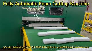 Fully Automatic Foam Cutting Machine for PE  XLPE  EPE Foam Sheets  Rolls [upl. by Emelun344]