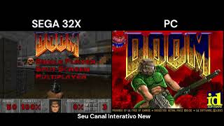 Doom 32X Resurrection vs PC Ultimate Doom [upl. by Boylston]