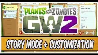 Plants vs Zombies Garden Warfare 2  Story Mode  Backyard Battleground Customization [upl. by Auhsot681]