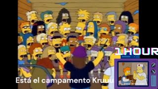 Canción Campamento Krusty letra Los Simpson 1 HORA [upl. by Eanore]