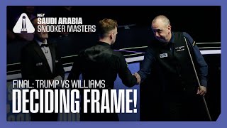 Trump vs Williams DECIDER 🔥  Saudi Arabia Masters 2024 [upl. by Noisla]