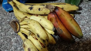 Peeling slicing banana ASMR Banana 🍌🍌 delicious  fruits [upl. by Garlaand]