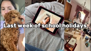 Last week of school holidays vlog dog party haircare skincare amp more [upl. by Schwartz]