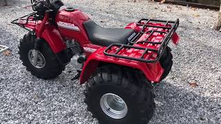 1985 Honda Big Red 250 Restored  Dads Surprise Christmas Gift [upl. by Luella583]