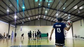 LA BANCA VS UABC B 1ER SET LVC 28092024 [upl. by Ahsenra702]