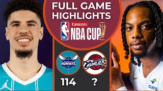 Full Game Highlights  Cleveland Cavaliers vs Charlotte Hornets  November 17  2024 NBA Season [upl. by Aneekas]