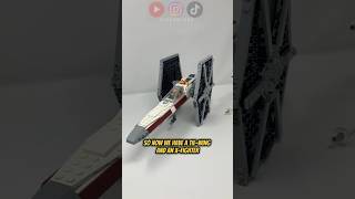 LEGO TIE Fighter and XWing Mashup Review lego legostarwars [upl. by Eignav]