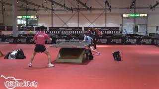 2017 World Championships  Tomokazu Harimoto Training [upl. by Nalra952]