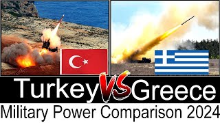 turkey vs greece military power comparison 2024 greece army vs turkye army military power compare [upl. by Reggie508]