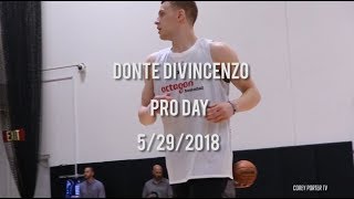 Donte Divincenzo Pro Day 2018 Full Pre Draft Workout [upl. by Walli475]