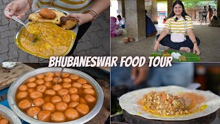 Best Bhubaneswar Food Tour  Dalma Pahala Rasgulla Shawarma amp more [upl. by Gnilyam16]