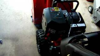 Poulan Pro Snowthrower Cold Start [upl. by Chin]