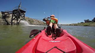 Bass Fishing in the San Joaquin River near Lathrop [upl. by Sims]