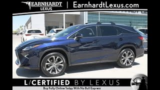 2019 LCertified Lexus RX 350L  Nightfall Mica Blue Ultra Low miles Amazing condition [upl. by Nois]