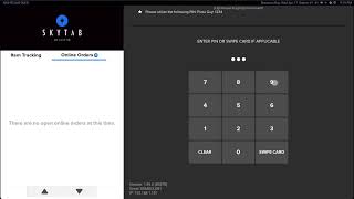 SkyTab POS DoubleTap to Open Tickets [upl. by Lledor]