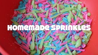 Easy 2 ingredient HOMEMADE SPRINKLES recipe [upl. by Fullerton]