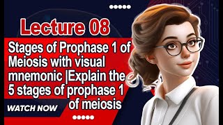 Stages of Prophase 1 of Meiosis with visual mnemonic Explain the 5 stages of prophase 1 of meiosis [upl. by Miharbi]