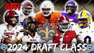 REACTION Saints 2024 Draft Class  Bama CB KoolAid McKinstry South Carolina QB Spencer Rattler [upl. by Adnoma]