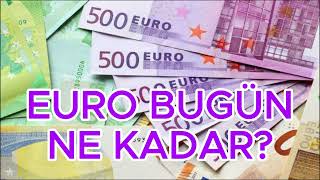 10 Ağustos 2024 Euro Bugün Ne Kadar Euro Kuru Ne Olur Euro Şuan Ne Kadar [upl. by Amberly]